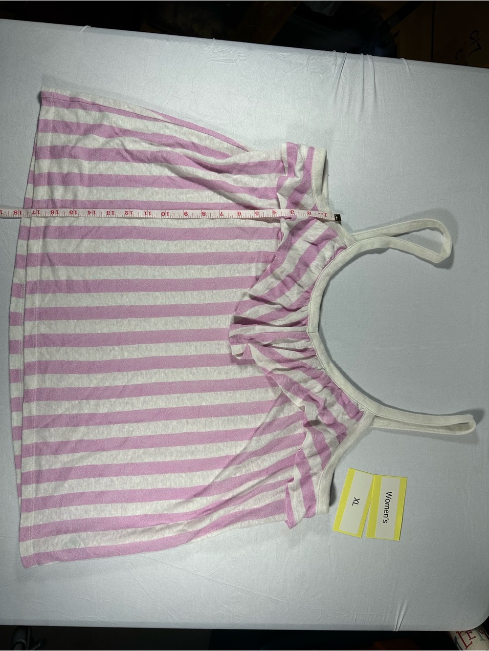 Old Navy Pink & White Striped Tank